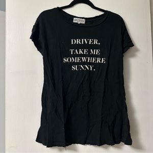 Wildfox - Driver Take Me Somewhere Sunny T-Shirt